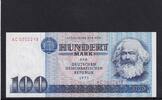 Deutschland, DDR, Ro.363a, DDR-25a, Erste Auflage, Typensatz, Serie: AC, 100 Mark 1975 leicht gebraucht II,