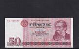 Deutschland, DDR, 50 Mark 1971 Ro.360a, DDR-22a, erste Auflage, Typensat... 4,99 EUR prix TTC + 7,00 EUR frais d'envoi
