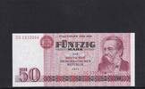 Deutschland, DDR, 50 Mark Ro.360a, DDR-22a, erste Auflage, Typensatz, Serie: DG, -