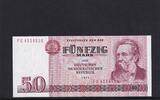 Deutschland, DDR, 50 Mark Ro.360c, DDR-22c, zweite Auflage, Computersatz, Serie: FG, -