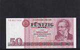 Deutschland, DDR, 50 Mark Ro.360c, DDR-22c, zweite Auflage, Computersatz, Serie: FB, -