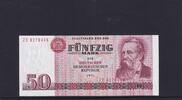 Deutschland, DDR, 50 Mark Ro.360d, DDR-22d, zweite Auflage, Computersatz, Ersatznote Serie: ZE, -