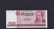 Deutschland, DDR, 50 Mark Ro.360d, DDR-22d, zweite Auflage, Computersatz, Ersatznote Serie: ZE, -