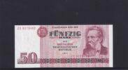 Deutschland, DDR, 50 Mark Ro.360d, DDR-22d, zweite Auflage, Computersatz, Ersatznote Serie: ZE, -