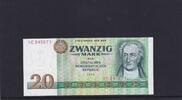 Deutschland, DDR, 20 Mark Ro.362b, DDR-24b, erste Auflage, Typensatz, Ersatznote, Serie: YC, -