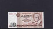 Deutschland, DDR, 10 Mark Ro.359a, DDR-21a, erste Auflage, Typensatz, Serie: BE, -