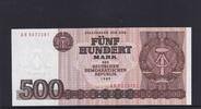Deutschland, DDR, 500 Mark Ro.364b, DDR-26b, Computerdruck, Serie: AB, -