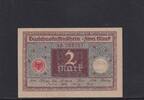 Weimarer Republik, Reichsbank, 2 Mark Ro.65a, DEU-190, Darlehnskassenschein, Siegel: rot, -