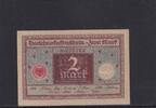 Weimarer Republik, Reichsbank, 2 Mark Ro.65a, DEU-190, Darlehnskassenschein, Siegel: rot, -