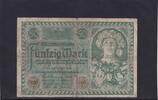 Weimarer Republik, Reichsbank, 50 Mark Ro.66. DEU-74, Serie: A, Udr. Bst. U, -