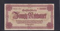 Deutsches Reich, Drittes Reich, Sudetenland, 20 Reichsmark Ro.186, Serie: AG, -