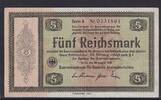 Deutsches Reich, Drittes Reich, 5 Reichsmark Ro.700a, DEU-224a, ohne Heftlöcher, ohne Perforation, -