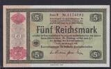 Deutsches Reich, Drittes Reich, 5 Reichsmark Ro.708a, DEU-232a, ohne Heftlöcher und Perforation, -
