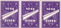 Deutsches Reich, Drittes Reich, Eisenmarke, 3 X 10 Kg, -