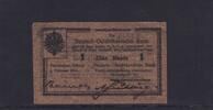 Kaiserreich, Deutsche Kolonien, Deutsch-Ostafrika, 1 Rupie Ro.927c, DOA-29a, Ölpapier, Serie M, Striche fallend, vierte Kugel dunkel, -
