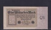 Weimarer Republik, Reichsbank, 5 Milliarden Mark Ro.112a, DEU-132a, Reichsdruck Serie: C, -