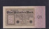 Weimarer Republik, Reichsbank, 5 Milliarden Mark Ro.112a, DEU-132a, Reichsdruck Serie: D, -