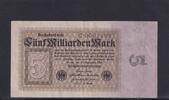 Weimarer Republik, Reichsbank, 5 Milliarden Mark Ro.112a, DEU-132a, Reichsdruck Serie: C, -