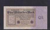 Weimarer Republik, Reichsbank, 5 Milliarden Mark Ro.112a, DEU-132a, Reichsdruck Serie: B, -