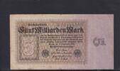 Weimarer Republik, Reichsbank, 5 Milliarden Mark Ro.112a, DEU-132a, Reichsdruck Serie: A, -