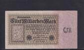 Weimarer Republik, Reichsbank, 5 Milliarden Mark Ro.112b, DEU-132b, Firmendruck FZ: R, -