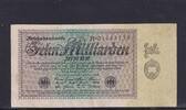 Weimarer Republik, Reichsbank, 10 Milliarden Mark Ro.113a, DEU-134a, Reichsdruck Serie: B, -