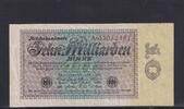 Weimarer Republik, Reichsbank, 10 Milliarden Mark Ro.113a, DEU-134a, Reichsdruck Serie: A, -