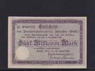 Weimarer Republik, Reichsbahn, 5 Millionen Mark Reichsbahndirektion Münster, Wz. Hakenmäander, -
