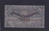 Deutsches Reich, Württembergische Notenbank, 100 Millionen Mark WTB-20, Stuttgart, Serie: M, -