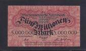 Deutsches Reich, Württembergische Notenbank, 5 Millionen Mark WTB-19, Stuttgart, Serie: L, -