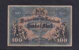 Deutsches Reich, Württemberg, Notenbank, 100 Mark Stuttgart, WTB-10a mit Handunterschrift Steinhäuser, -