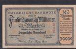 Deutsches Reich, Bayerische Notenbank, 25 Millionen Mark München, Bayerische Notenbank, BAY-14, -