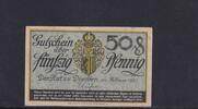 Weimarer Republik, Sachsen, 50 Pfennig 1921 Dresden Rat der Stadt, Papie... 2,99 EUR prix TTC + 7,00 EUR frais d'envoi