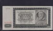Deutsches Reich, Drittes Reich, 1000 Kronen Ro.566d,ZWK-20a, ohne Perforation SPECIMEN, Serie: Da, -