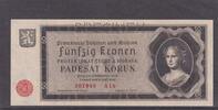 Deutsches Reich, Drittes Reich, 50 Kronen Ro.561b,ZWK-13b, mit Perforation SPECIMEN, -