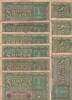 Deutsches Reich, Weimarer Republik,, 50 Mark Lot 10 Stück Reichsbanknoten gebraucht, -