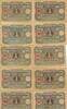 Deutsches Reich, Weimarer Republik,, 1 Mark Lot 10 Stück Reichsbanknoten gebraucht, -