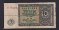 Deutschland, DDR, 10 Mark Ro.343d, DDR-5, KN 7 stellig Serie: NP, Platten Nr.160/169 -