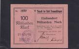 Weimarer Republik, Baden, 100 Milliarden Mark Donaueschingen, Gemeinderat, -