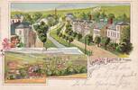 Sachsen Ansichtskarte Litho., Ellefeld, Vogtland, -