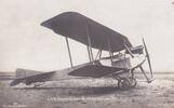 Schlesien, Ansichtskarte Flugplatz Köslin, Doppeldecker, -