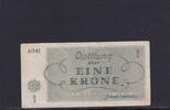 Deutsches Reich, Drittes Reich, 1 Krone Ghetto Theresienstadt, -