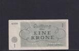 Deutsches Reich, Drittes Reich, 1 Krone Ghetto Theresienstadt, -
