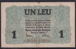 Deutsches Reich, Kaiserreich, Rumänien, 1 Leu Ro.474b KN 8 stellig, Deutsche Besatzung im I. Weltkrieg, -