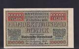 Bayern, 100000 Mark München, Bayerische Notenbank, -