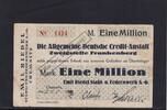 Sachsen, Chemnitz, Frankenberg, 1 Million Mark Emil Riedel Stahl- u. Federnwerk auf ADCA Frankenberg, -