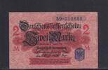 Deutsches Reich, Kaiserreich, 2 Mark Ro.52d, DEU-188, Inflationsausgabe, mit Unterdruck, Siegel blau, -