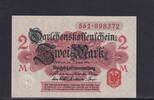 Deutsches Reich, Kaiserreich, 2 Mark Ro.52b, DEU-59b, Erste Kriegsausgabe, ohne Unterdruck, Siegel rot, -