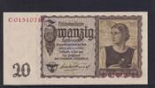 Deutsches Reich, Drittes Reich, 20 Reichsmark Ro.178, DEU-215, Serie: C, -