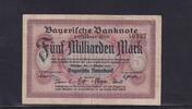 Bayern, 5 Milliarden Mark Bayerische Notenbank München, -